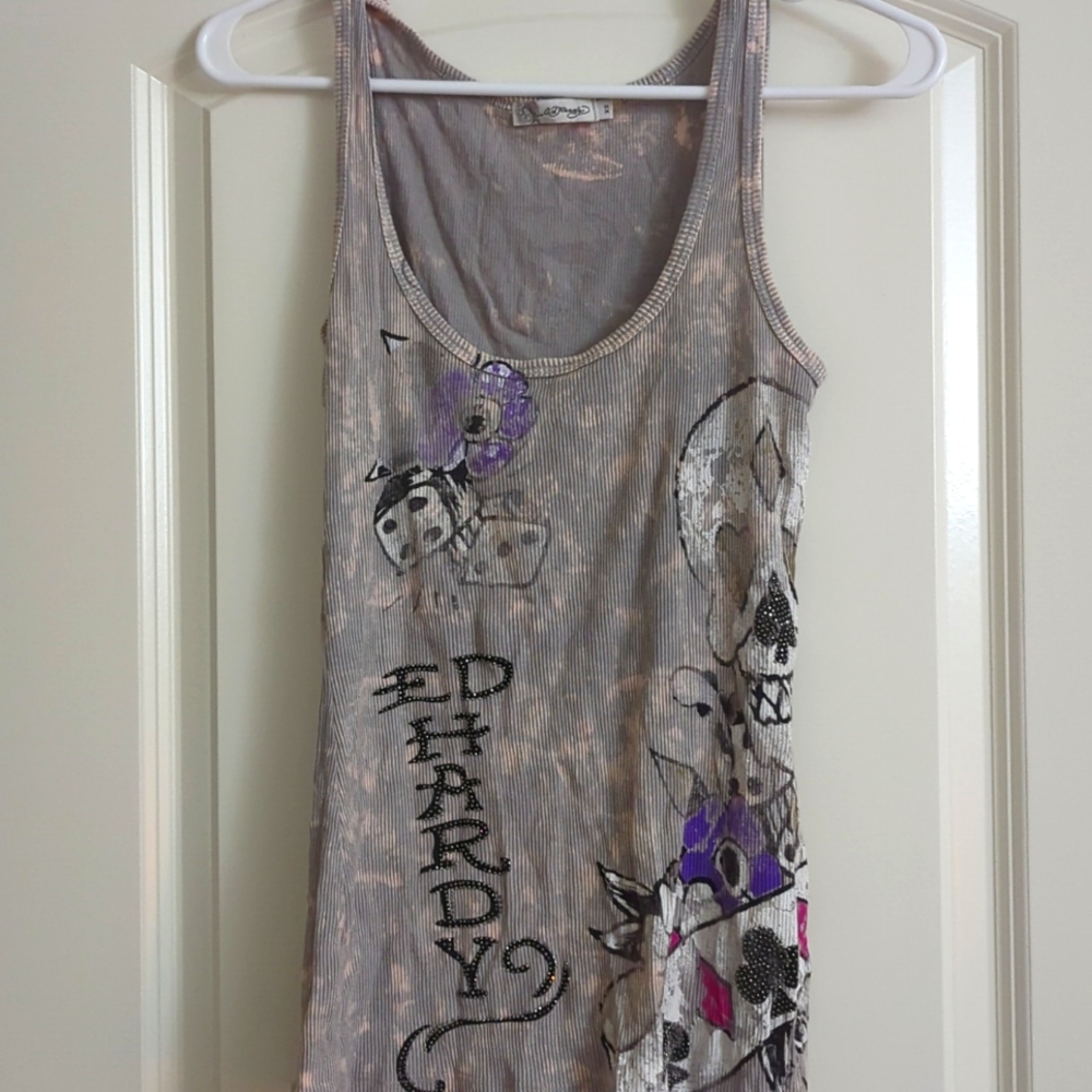 Ed Hardy Tank Top size XS